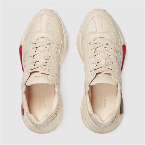 rhyton gucci logo leather sneaker replica|Gucci Rhyton Sneakers for Sale .